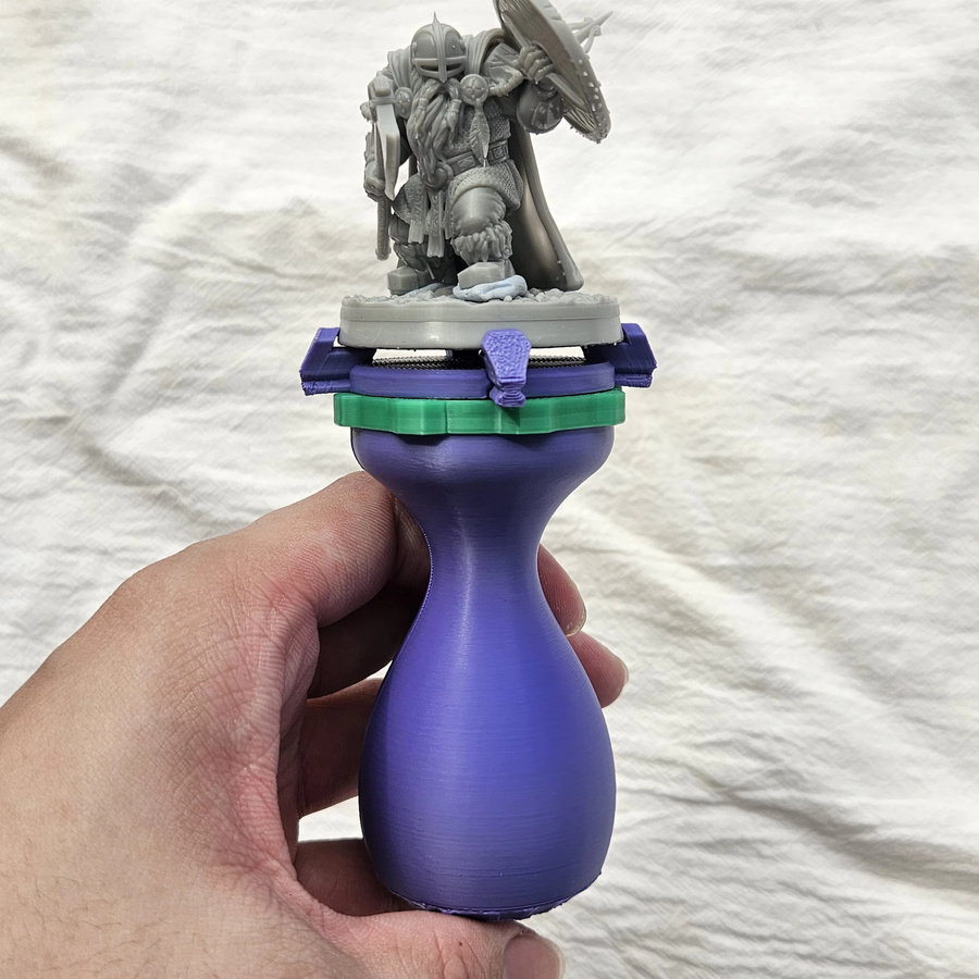 40k, D&D, Tisch-RPGs, ergonomischer Griff, kompatibel mit 20–50 mm Basis, Fantasy, Kunststoff - Bild 2