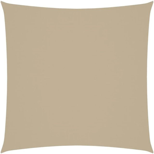 vidaXL Sonnensegel aus PU-beschichtetem Oxford-Gewebe, quadratisch, Beige, 5 x 5 m - Bild 1