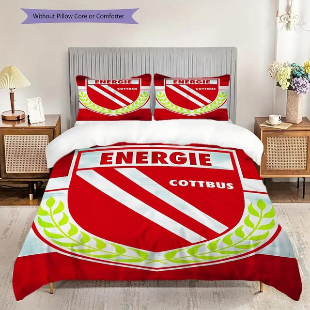 Manus Home Bettwäsche Set Energie Cottbus mit Bettbezug und 2 Kissenbezügen B/H: 200 x 220 cm - Bild 1