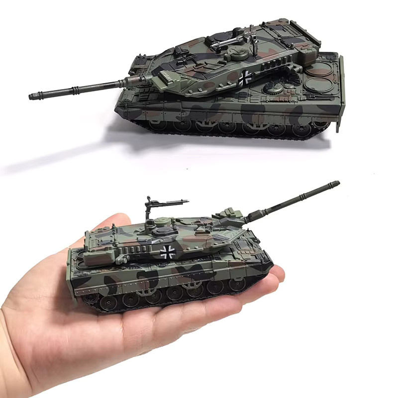 yikesong Militär Serie M1A2 Leopard 2A7 T-90 Kampfpanzer, Spielzeug Fahrzeuge - Bild 3