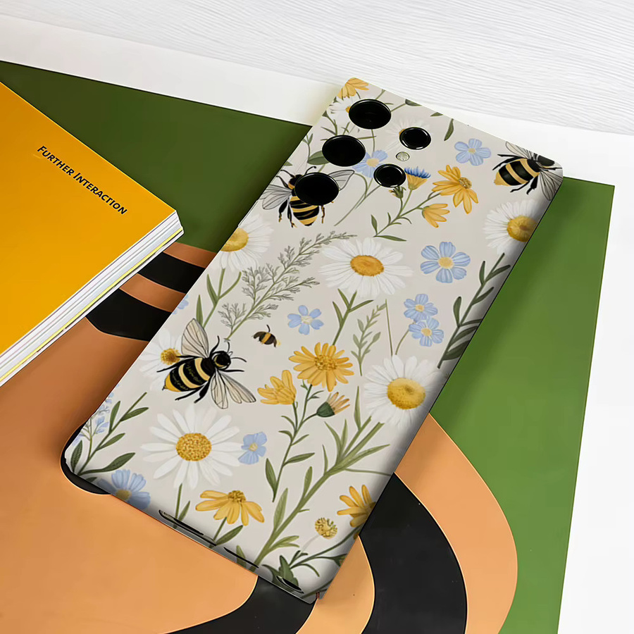 Daisy & Bee Meadow Handyhülle für Samsung Galaxy S26 S25 S24 S23 Ultra Plus Stoßfeste Doppelschicht Robuste Rückabdeckung Multicolour - Bild 4