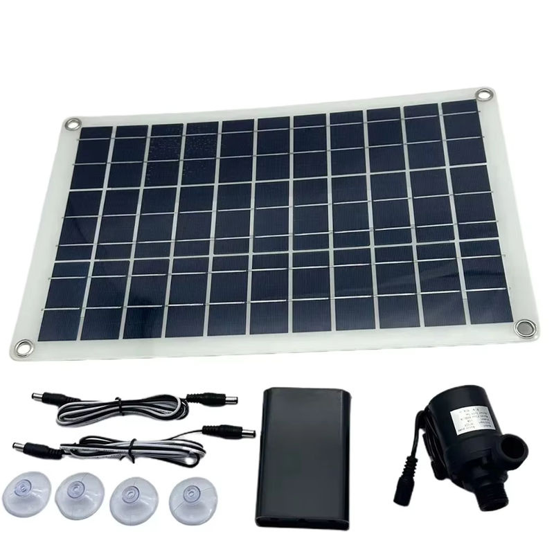 Bürstenloses Solar Wasserpumpe Kit mit 800L/H für Pool, Teich und Gartenbrunnen - Bild 2