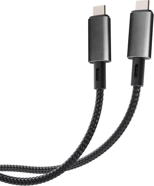 Vivanco LongLife USB Type-C Ladekabel 100W in Schwarz - Bild 1