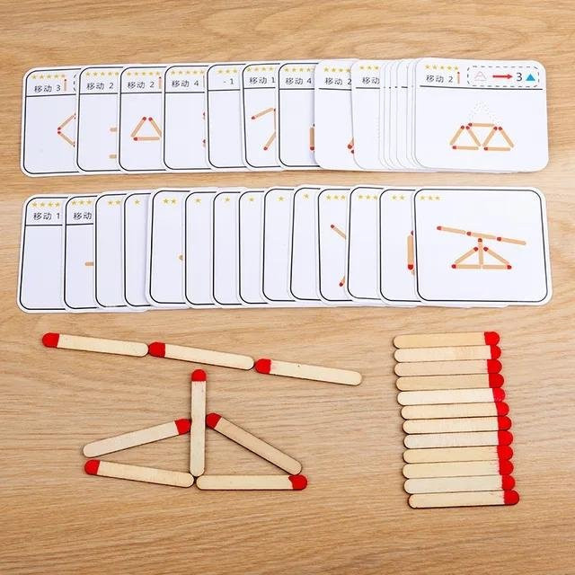 Kidsly Streichholzpuzzle, Brettspiele, ab 3 Jahre - Bild 1