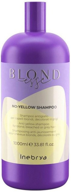 Inebrya Blondesse No-Yellow Nachfärbe-Shampoo, 1000 ml, Vegan - Bild 1