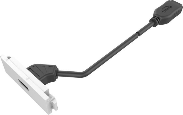 VISION TechConnect 3 HDMI Modulares Faceplate-Snap-In Modul in Weiß (TC3 HDMI) - Bild 1