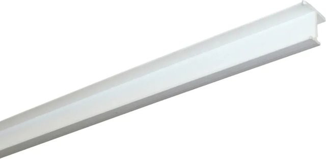 Gardinia T-Schiene aus Kunststoff in Weiß, 250 cm - Bild 1