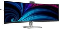 Philips 49B2U6903CH/00 6000 Series Curved LED-Monitor, 49 Zoll, SuperWide QHD 5120 x 1440, 100Hz, VA-Panel, Thunderbolt und USB-C, Schwarz/Silber/Grau - Bild 2
