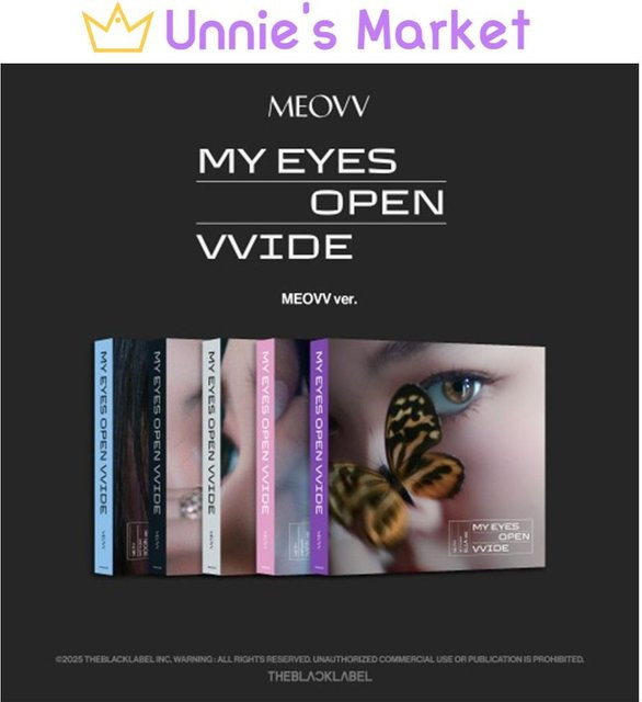 MEOVV 1. EP Album MEOWV [MEINE AUGEN GEÖFFNET VVIDE] CD Set mit 5 Versionen in Multicolor - Bild 1
