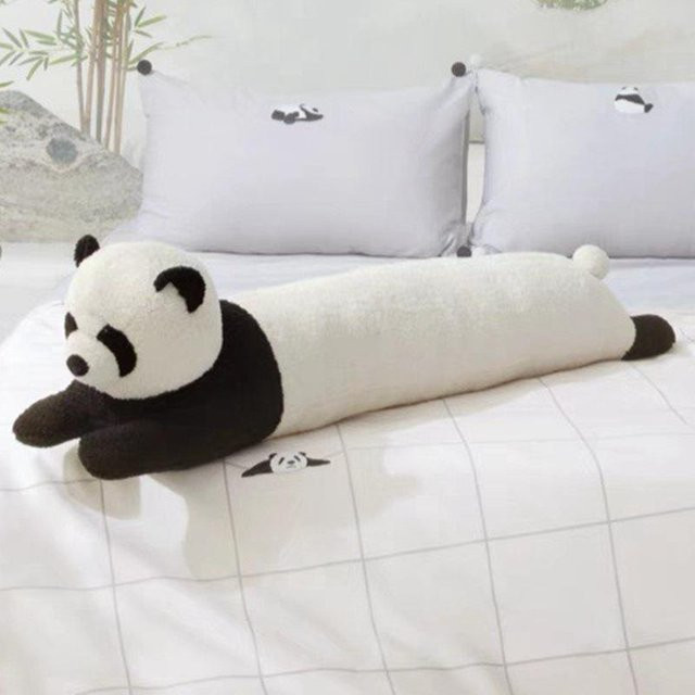 Süßer Dackel Panda Langes Kissen, Plüschtier Puppe, 110cm - Bild 1
