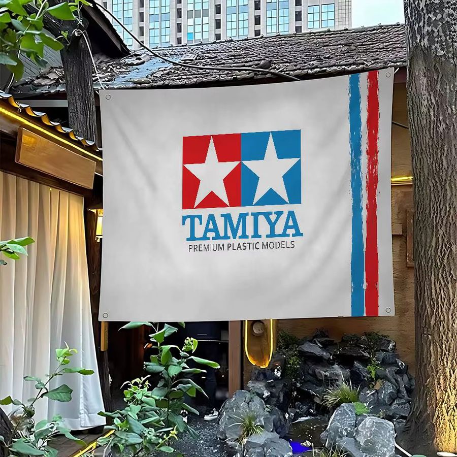 T-Tamiya Wandbehang Cartoon Flagge als Wanddekoration in Multicolor - Bild 3