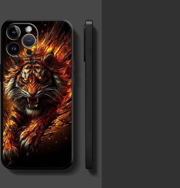 Handyhülle mit Tiger-Design für Apple iPhone Modelle in Multicolour - Bild 1