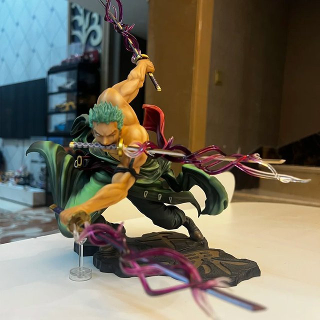 Bandai One Piece Roronoa Zoro Manga Figur, 10cm, Kunststoff - Bild 1