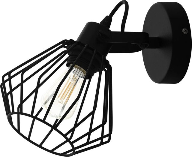 Eglo Wandspot Tabillano Schwarz aus Stahl mit E27 Fassung - Bild 1