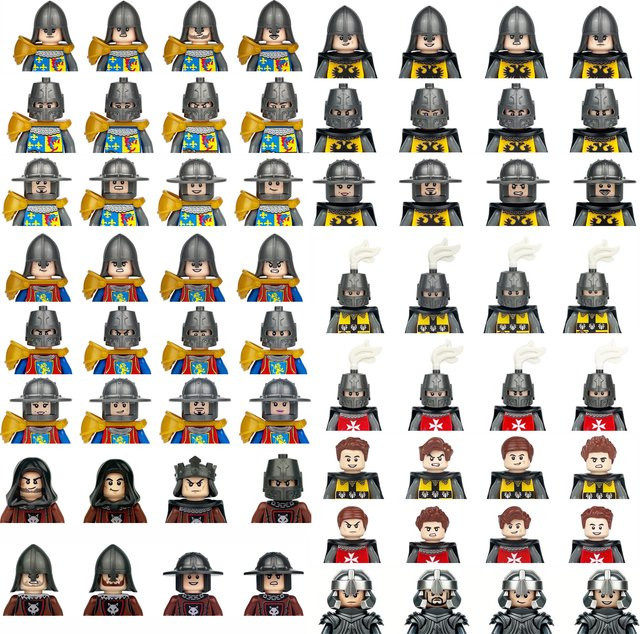 BRICKPANDA Ritter, Actionfiguren, Kunststoff, Bunt / Mehrfarbig - Bild 1
