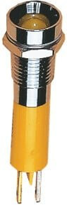 Scharnberger Hasenbein LED-Signalleuchte 5mm grün 24-28VDC mit Schraubmontage 38100 - Bild 1