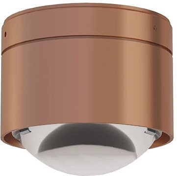 Top Light Puk! 80 One Avantgarde LED-Deckenleuchte in Kupfer gebürstet mit klarer Linse und warmweißem Licht (2700K) - Bild 1
