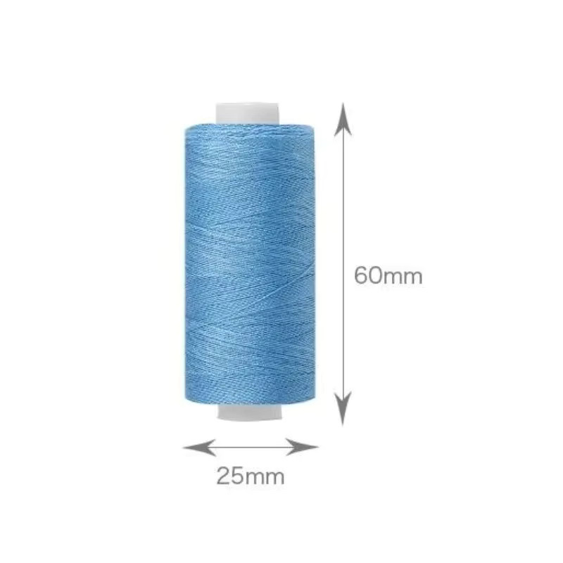 10 Rollen Polyester 402 Nähgarn für manuelle und mechanische Nutzung, 400 Yards pro Rolle - Bild 2