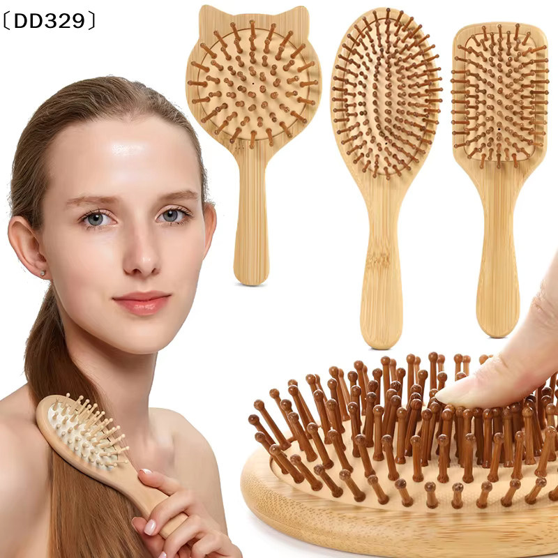 JETTING Bambus-Haarbürste, Massagekamm, Unisex - Bild 2