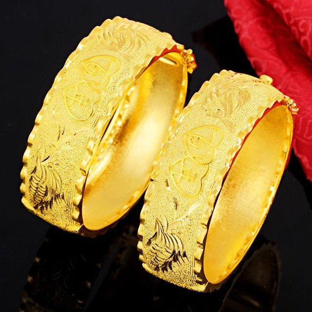 Centennial Haohe Drachen- und Phönix-Armband, Gold, Kupfer, Damen - Bild 1