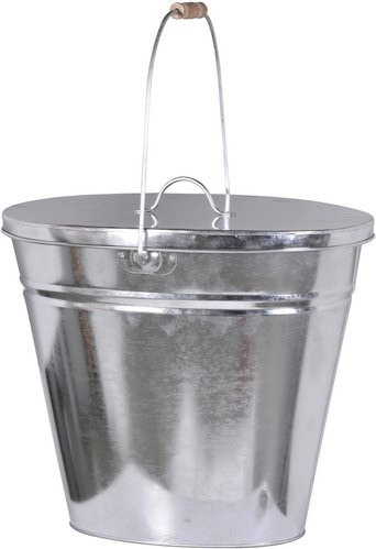 FIREFIX Mehrzweckeimer silberfarben B/T/H: 41 x 32 x 38 cm - Bild 1