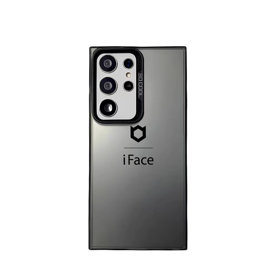 I-iFace Stoßfeste Handyhülle für Samsung Galaxy S25 S24 S23 S22 Ultra Plus 5G aus glänzendem TPU in Schwarz - Bild 2