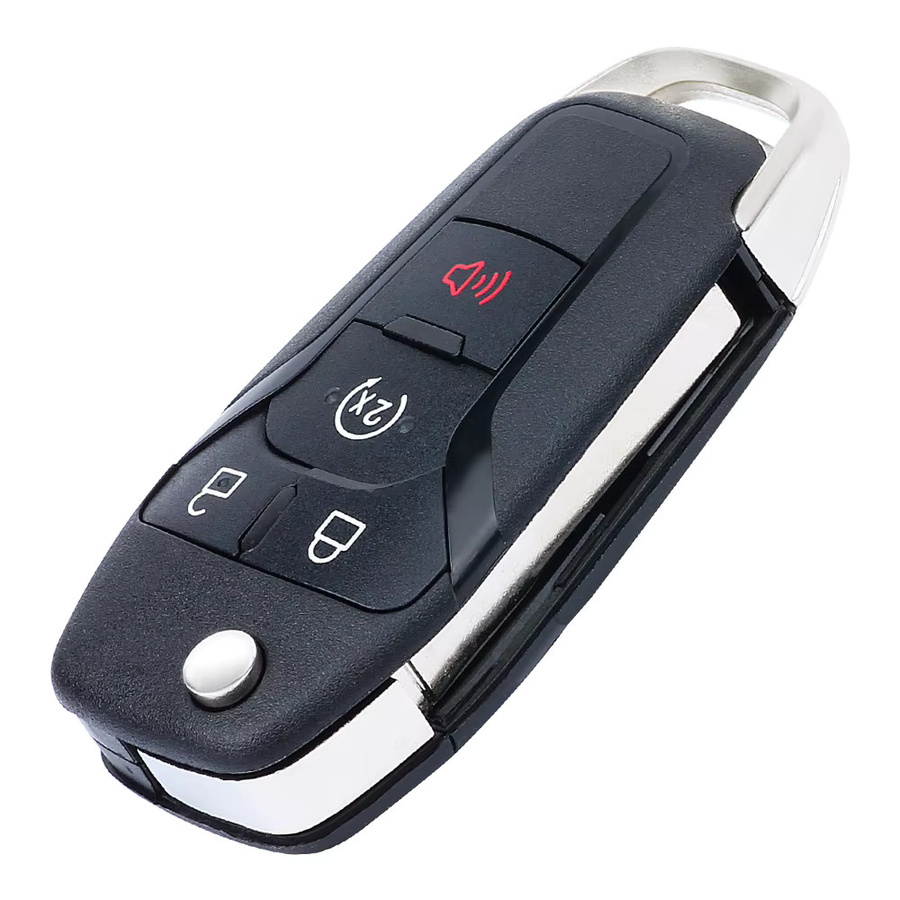 KEYECU N5F-A08TBLP Flip-Funkschlüssel mit 4/5 Tasten in Schwarz für Ford F150 F250 2003 2004 - Bild 3