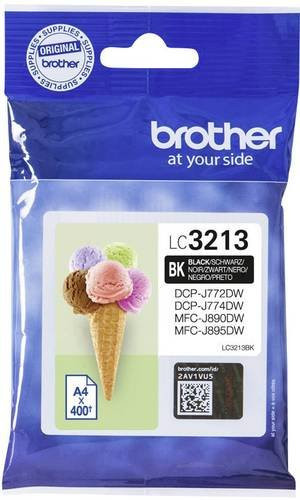 Original Brother Tintenpatrone LC-3213BK Schwarz für Inkjet-Drucker - Bild 1