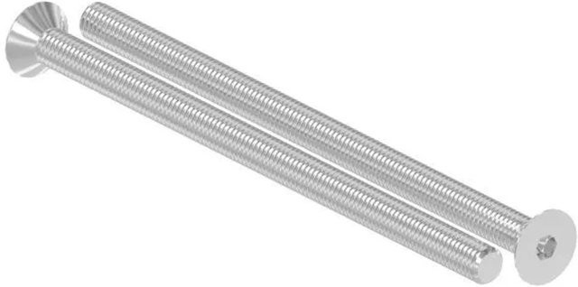 FeNau Senkkopfschraube Edelstahl V2A M8 x 140 mm mit Innensechskant, ISO 10642, Vollgewinde, Farbe: Silber - Bild 1
