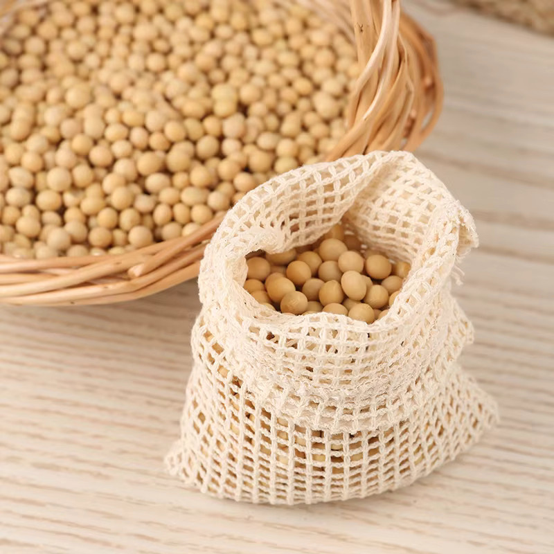 3 Stück weedi Küchengewürzfilterbeutel aus Mesh, beige, wiederverwendbare hitzebeständige Aufbewahrungsbeutel für Suppen und Lebensmittel - Bild 2