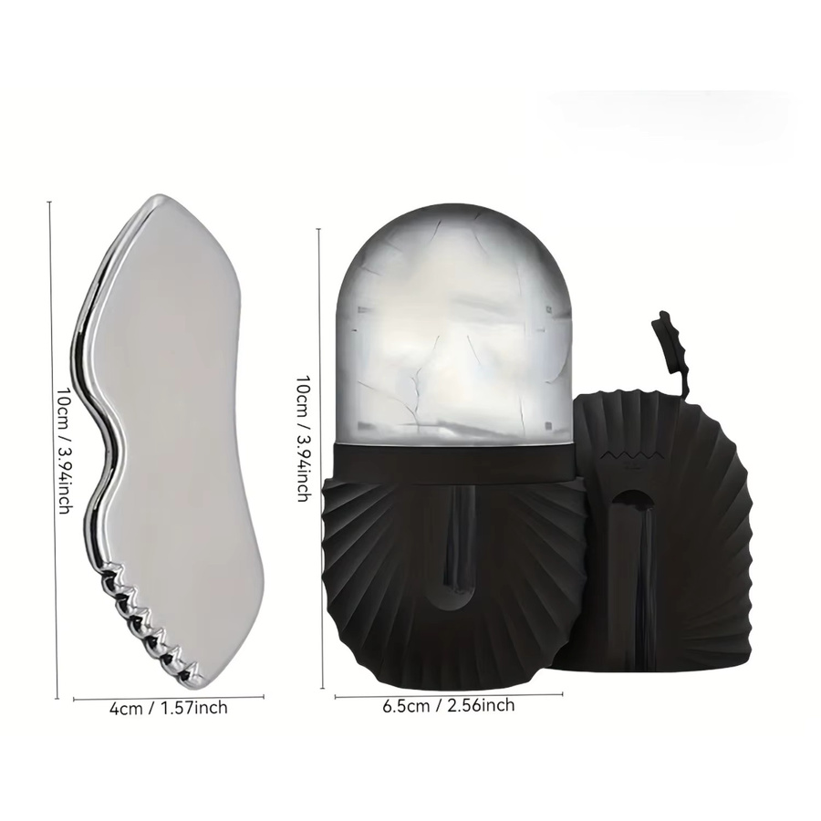 DUTRIEUX Silikon-Gesichts-Eisrolle & Guasha-Massagegerät, Unisex, Gesicht - Bild 3