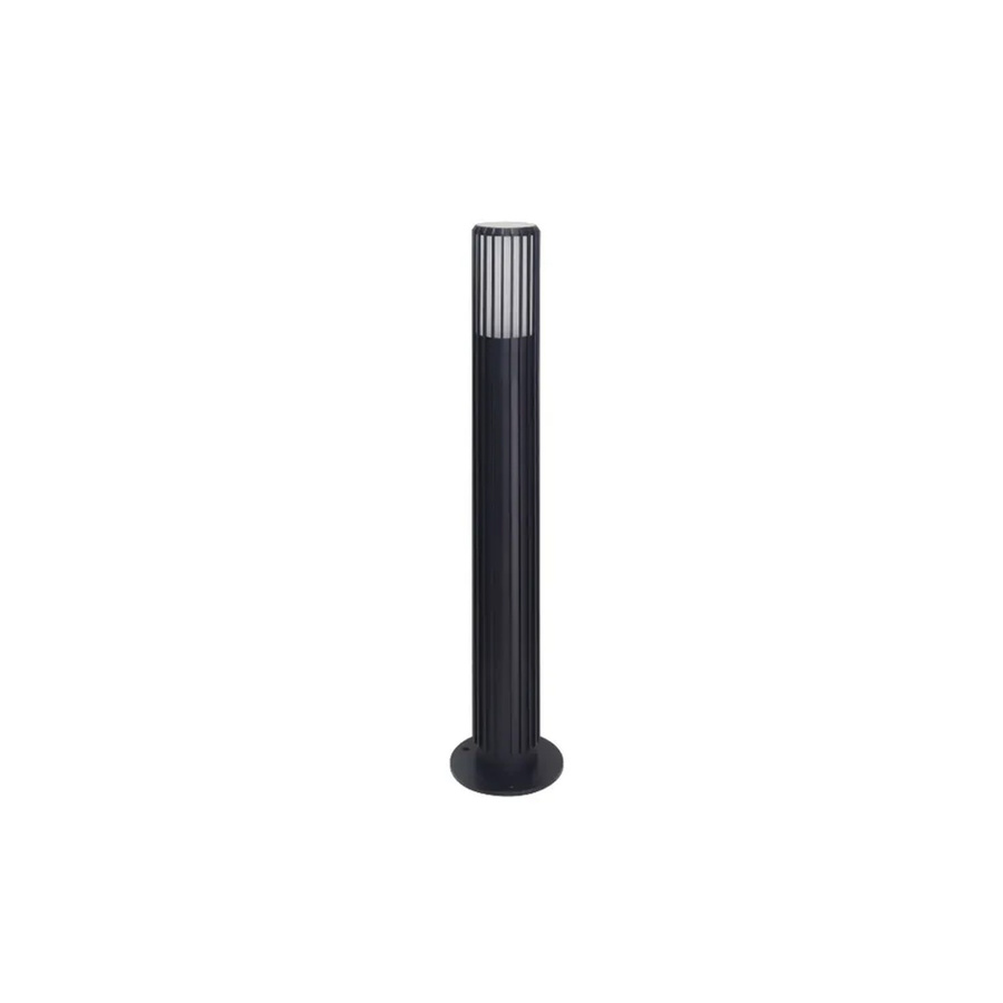 LUXULA Pollerleuchte Schwarz aus Aluminium mit GU10 Fassung und Erdspieß für Garten und Außenanlagen, Höhe: 55 cm, IP44 - Bild 2