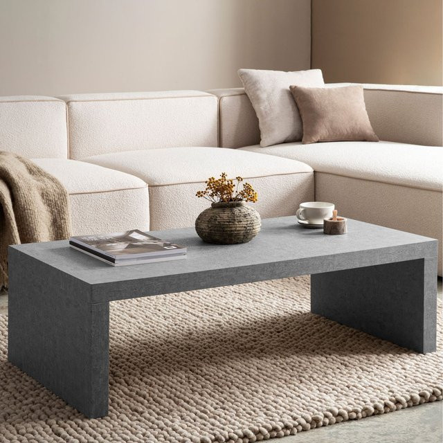 Modern Couchtisch Finebuy Rechteckig Grau MDF-Laminiertes Material Breite: 110 cm - Bild 1