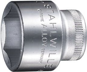 Stahlwille Steckschlüsseleinsatz 3/8 Zoll in Silber mit 15 mm Schlüsselweite - Bild 1