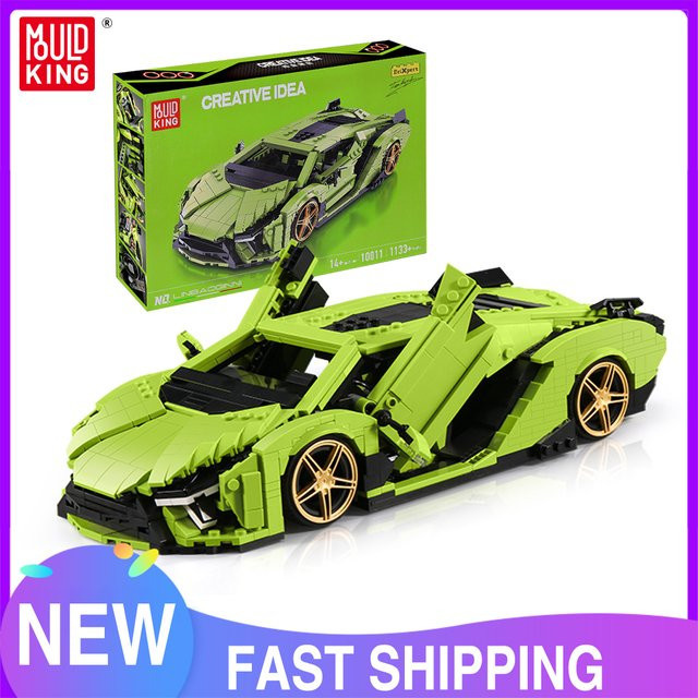 Mould King Sian Sport-Rennwagen-Modell, Technik-Auto-Baustein-Set, Bausatz - Bild 1