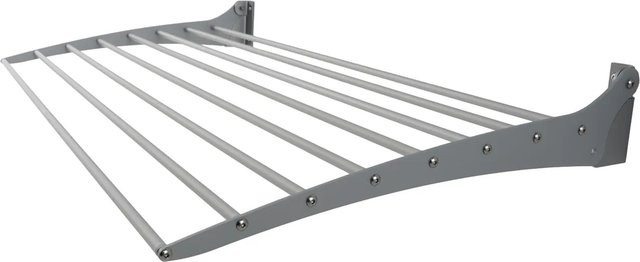Foxydry Wäscheständer zur Wandmontage klappbar platzsparend in Grau 82 cm - Bild 1