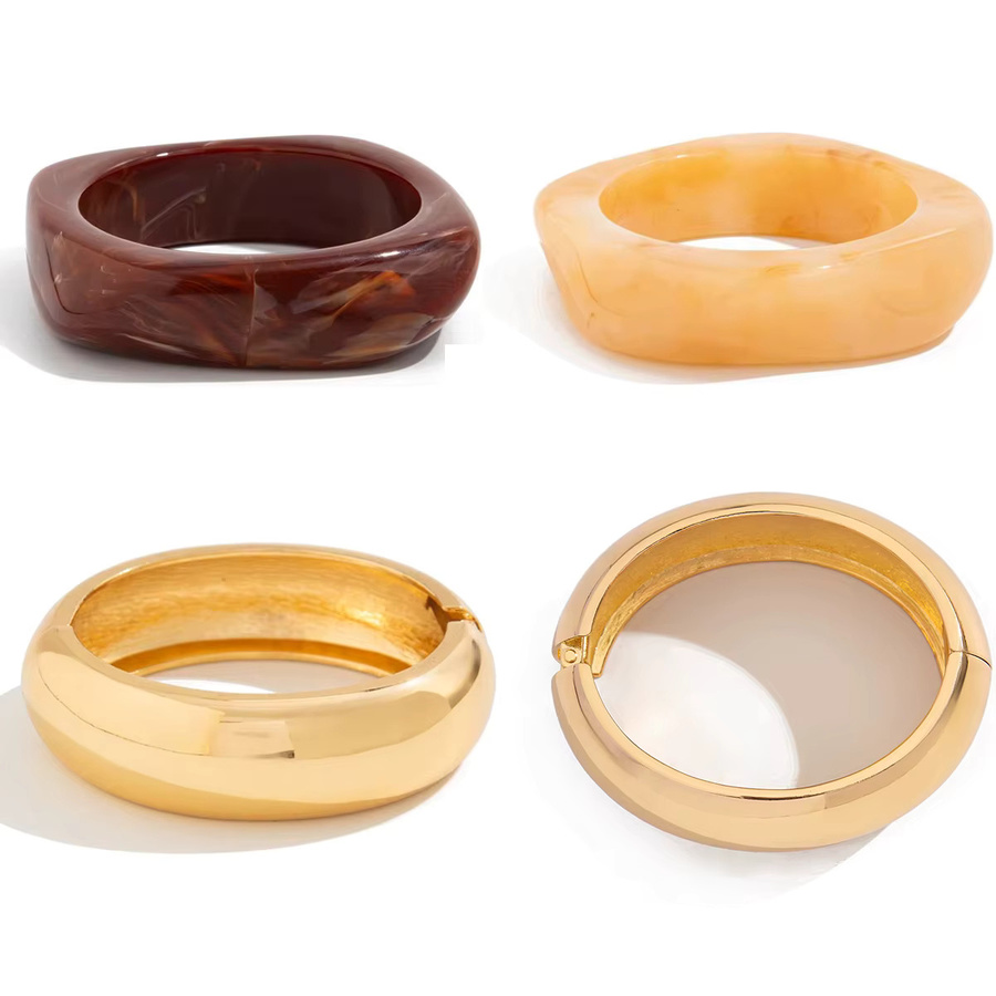 IngeSight.Z Armreif, Harz, Metall, Gold, Damen - Bild 4