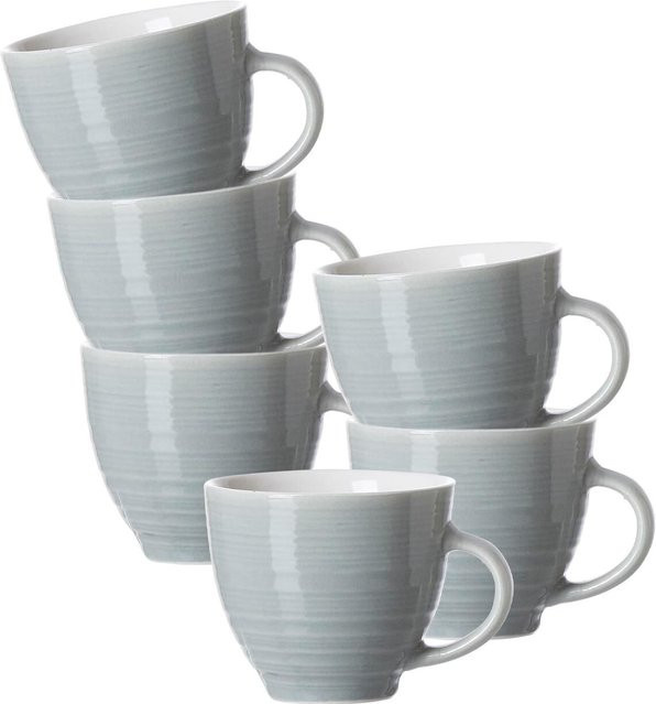 Ritzenhoff & Breker Espressotassen Suomi, 6er Set, Grau, 90 ml pro Tasse - Bild 1