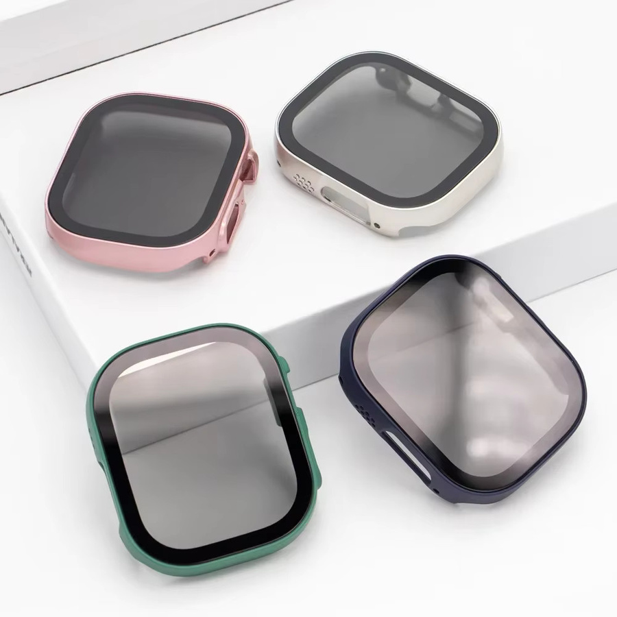 CAOWTAN Sichtschutzglas + Hülle für Apple Watch, Unisex - Bild 3