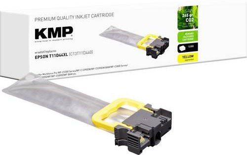 KMP Druckerpatrone Gelb kompatibel mit Epson T11D4 XL 1664 4009 - Bild 1