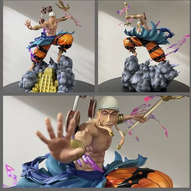 Bandai One Piece Enel Donnergott Monkey D. Luffy, Actionfigur, 28cm - Bild 1