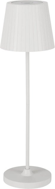 Eglo LED-Tischleuchte Cabozo Weiß, dimmbar und wiederaufladbar, B/T/H: 37 x 11 x 12 cm - Bild 1