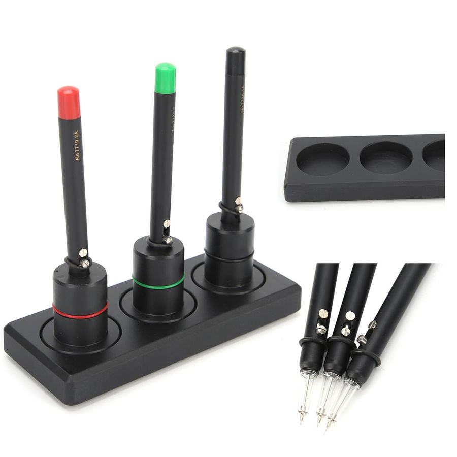 Uhrenöler Stift, 3 Stück, Kunststoff, mit Basis - Bild 5
