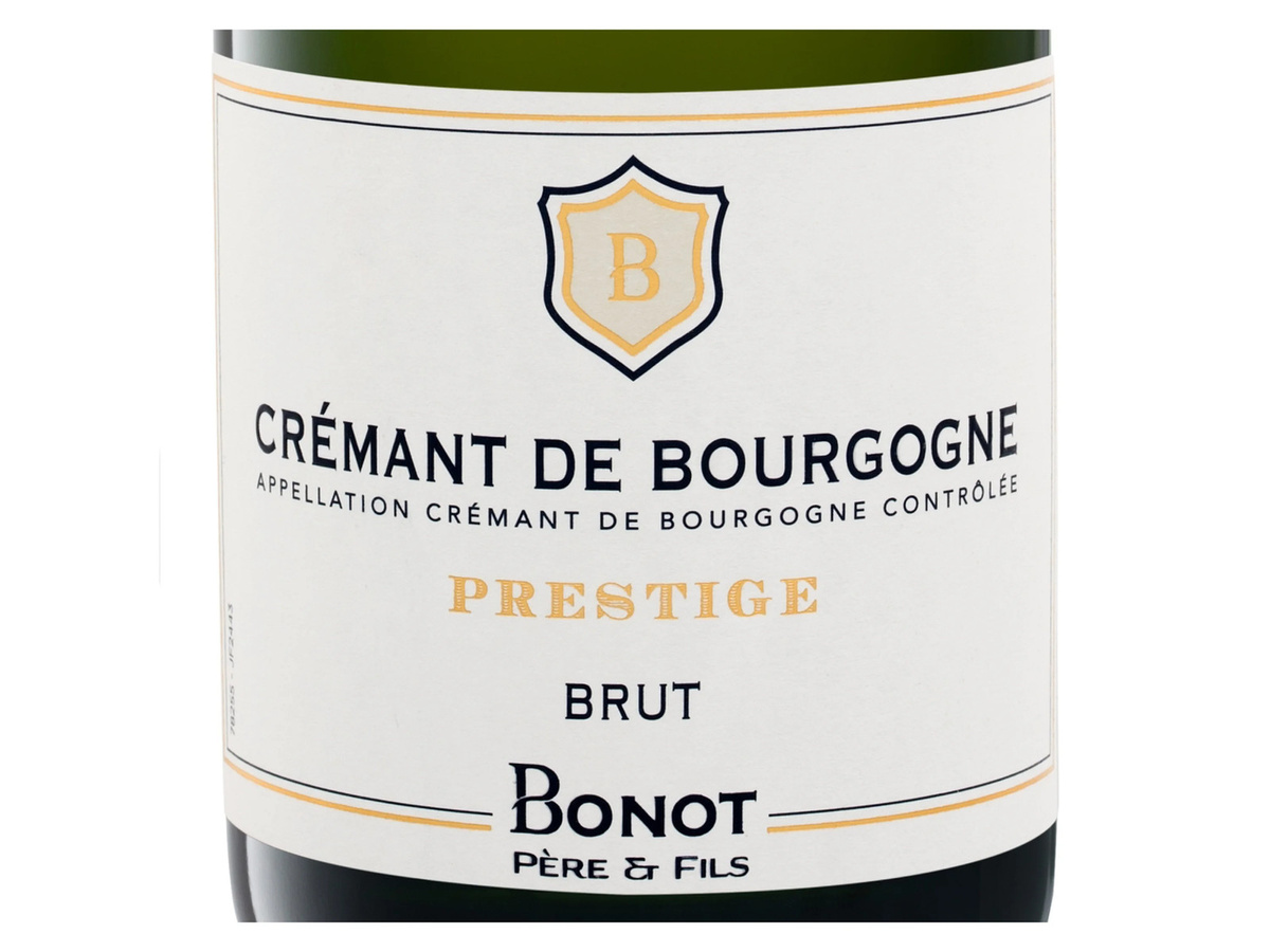 Bonot Père & Fils Crémant de Bourgogne Prestige AOC brut Schaumwein 12 x 0,75 l - Bild 2