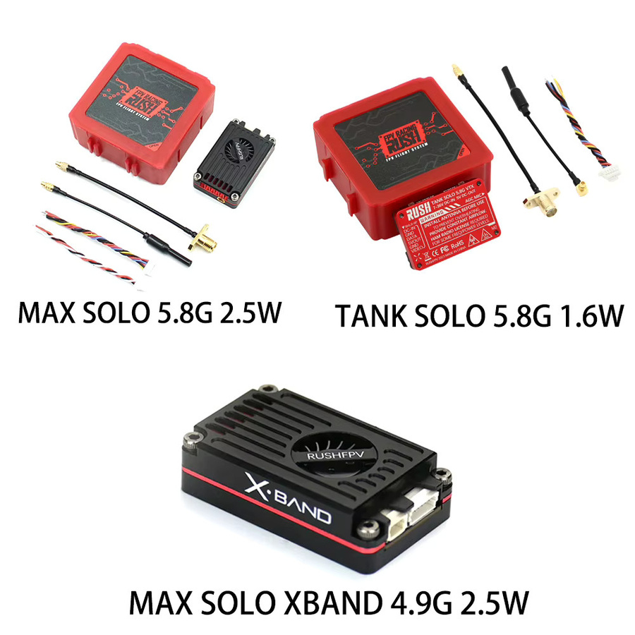 Rush Tank Max Solo VTX Videosender mit CNC-Gehäuse 5,8 GHz 2,5 W - Bild 2