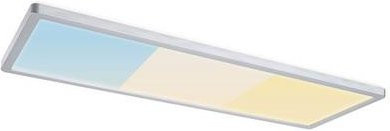 Paulmann Abia 71312 LED-Panel in Chrom, 15,2W, Warmweiß, Modernes Wandlicht für Wohnzimmer, Küche, Home-Office und Badezimmer - Bild 1