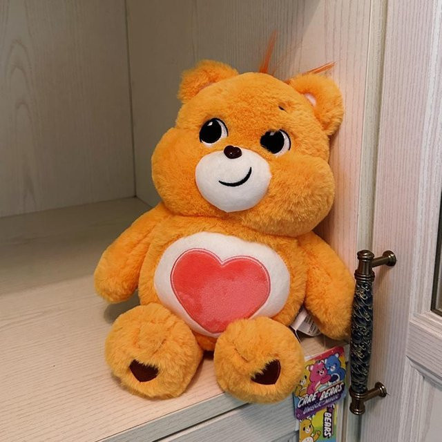 Kidsly Care Bears Regenbogenbär Plüschtier, orange, 22cm - Bild 1