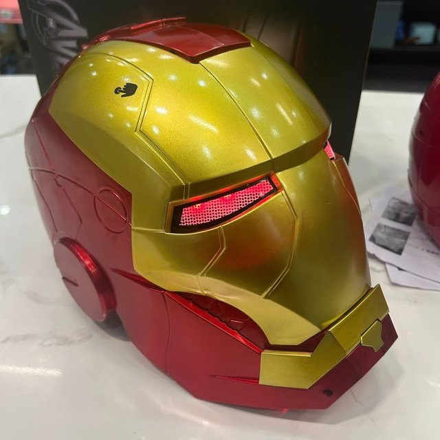 Hot Toys Marvel Iron Man Maske, 1:1 Cartoon Helm, Elektrisch, Automatisch Öffnen Und Schließen - Bild 1