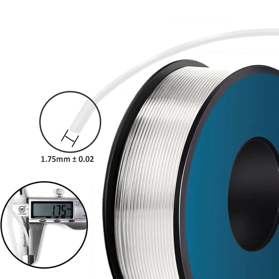 FlexMaterials TPU Filament Transparent Blau und Mehrfarbig für FDM 3D-Drucker - Bild 4