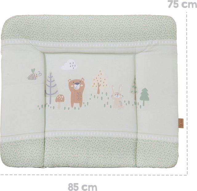 Roba Wickelauflage soft Woodland Buddies in Grün und Multicolour - Bild 1